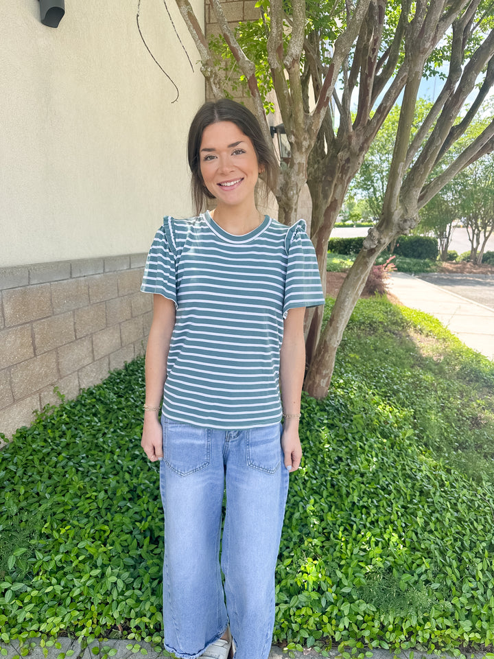 Margot Top - Seafoam