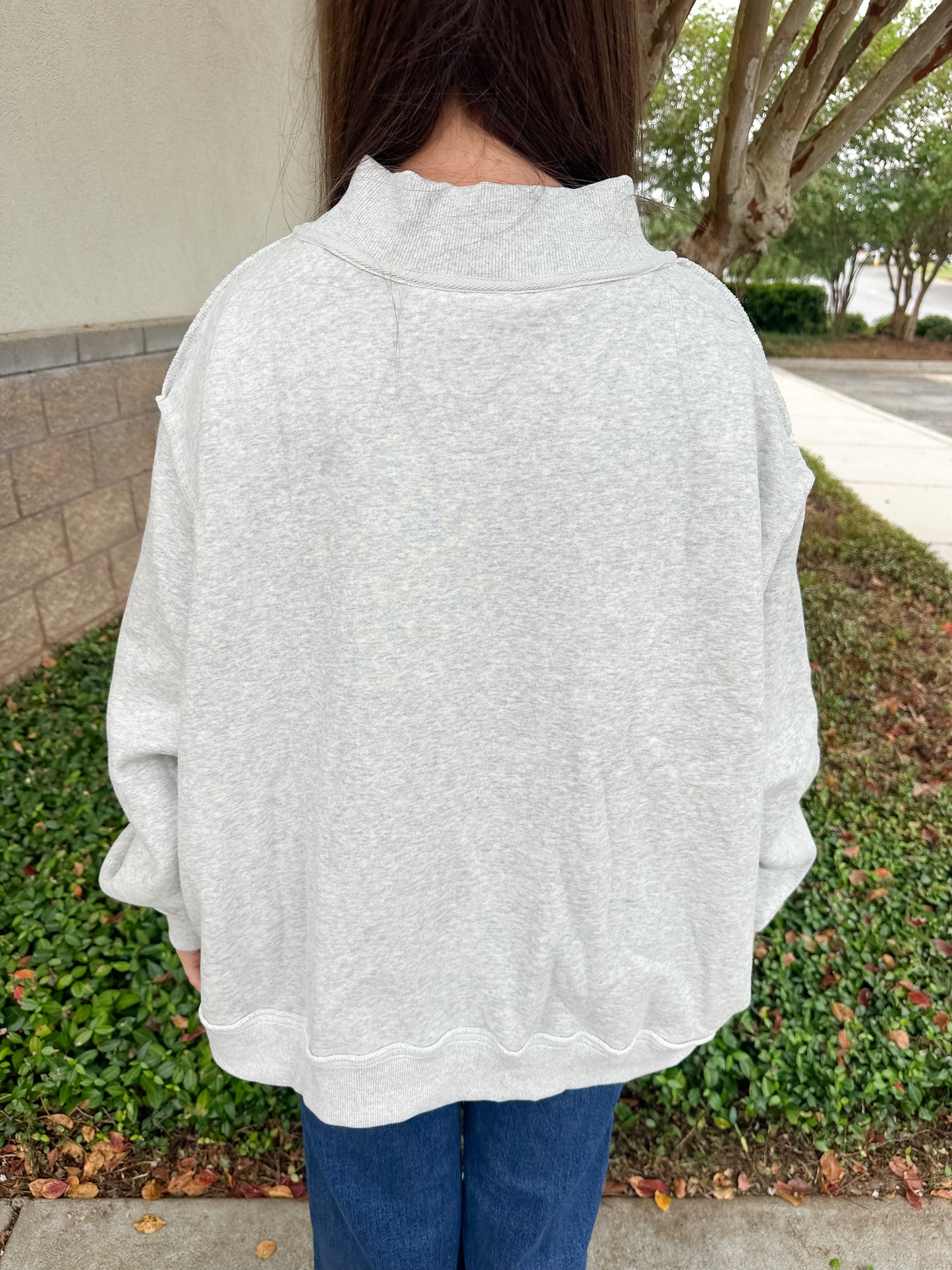 Georgia Reversible Mockneck Sweatshirt