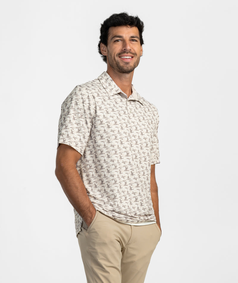 SSCO Men’s Mallard Mirage Printed Polo - Mirage