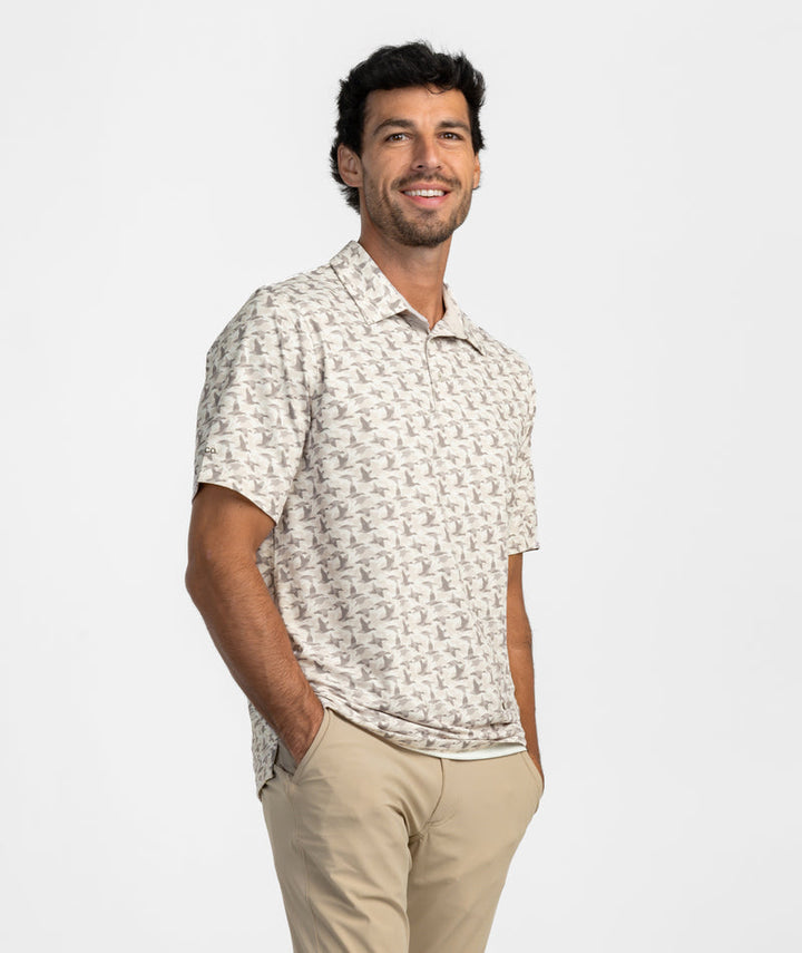 SSCO Men’s Mallard Mirage Printed Polo - Mirage