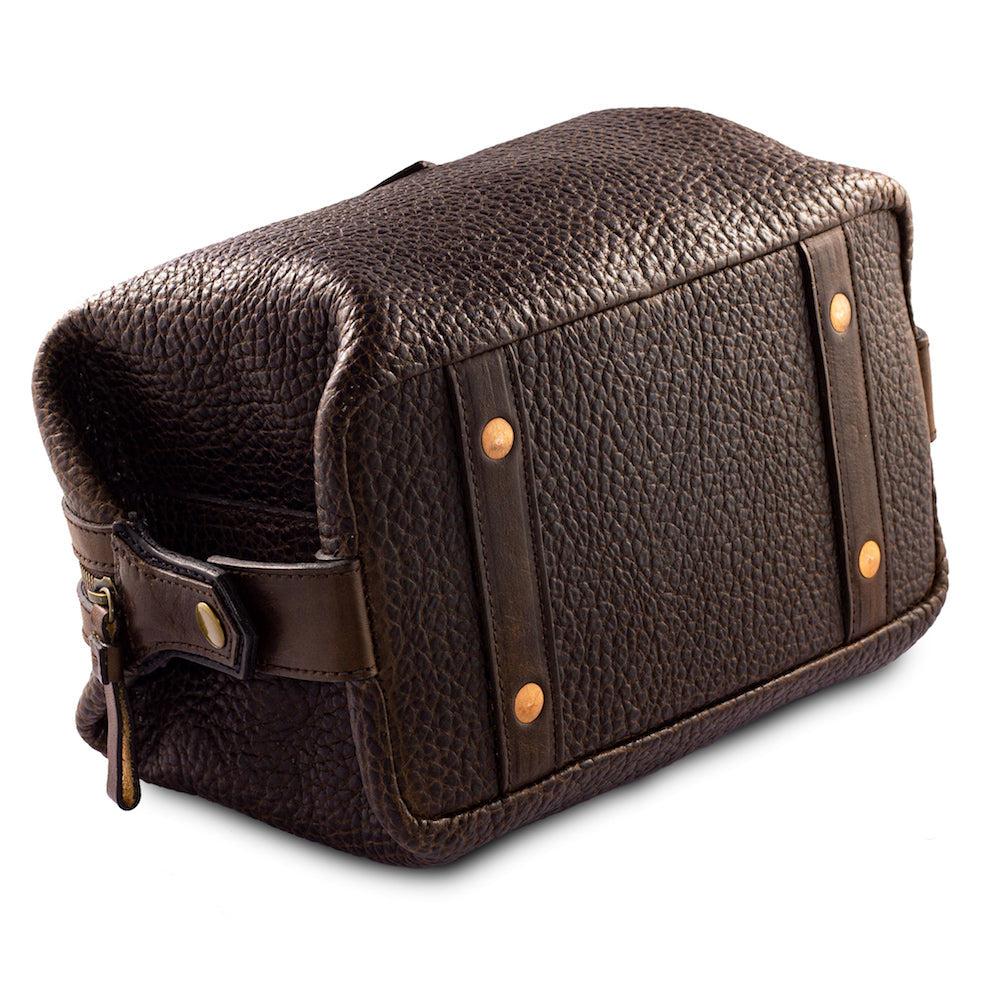 Mission Mercantile Theodore Leather Toiletry Wash Bag