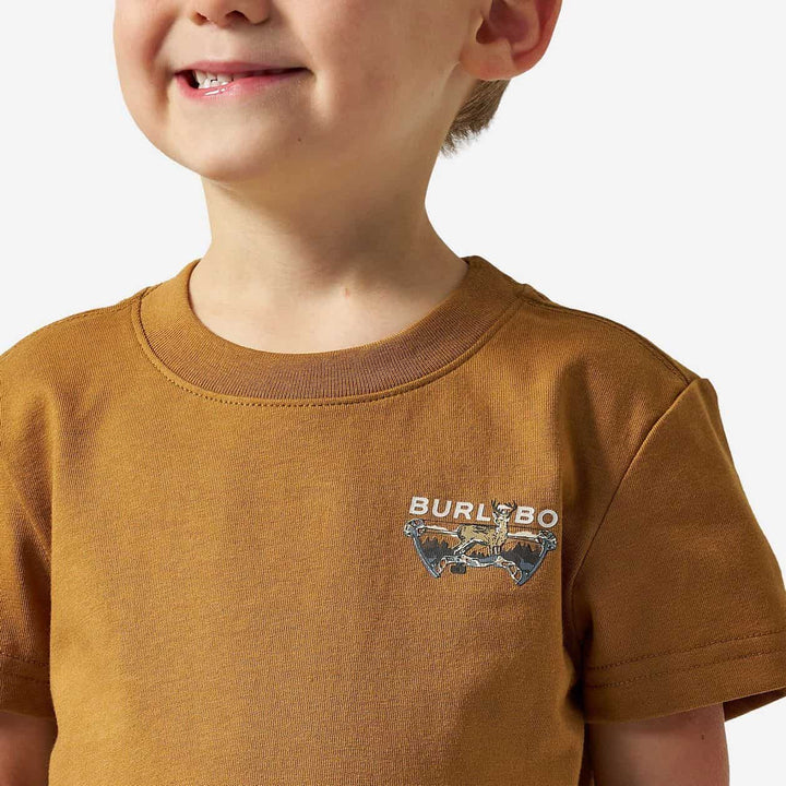 Burlebo Youth S/S T-Shirt - Bow Hunter - Light Brown