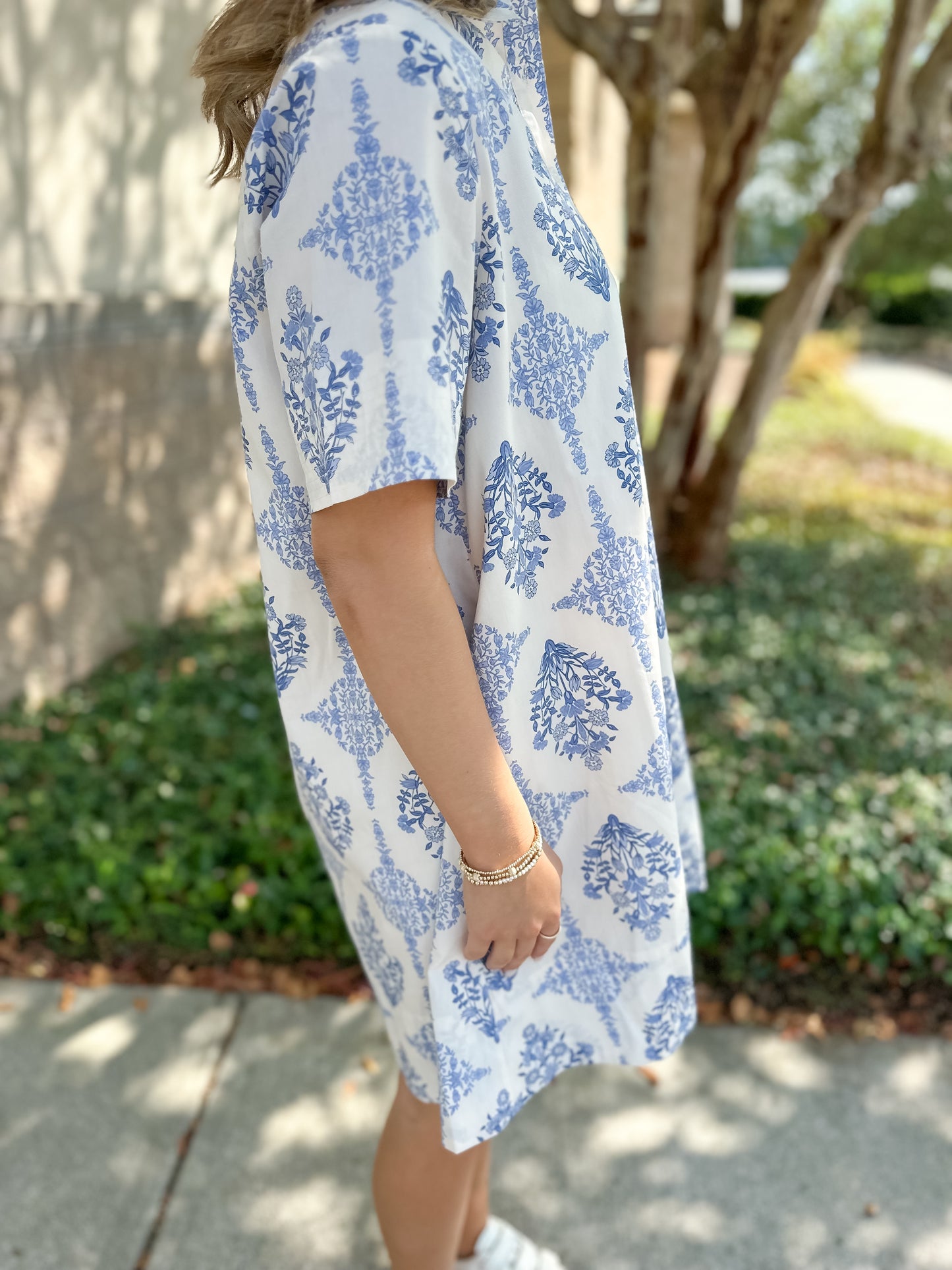 Lane Printed Mini Dress