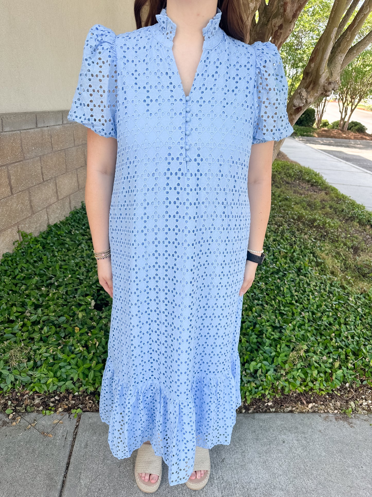 Elise Eyelet Maxi Dress