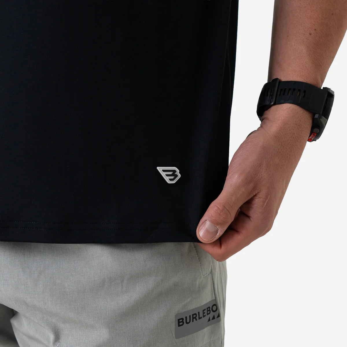 Burlebo Mens S26 Go To Tee - Midnight Black