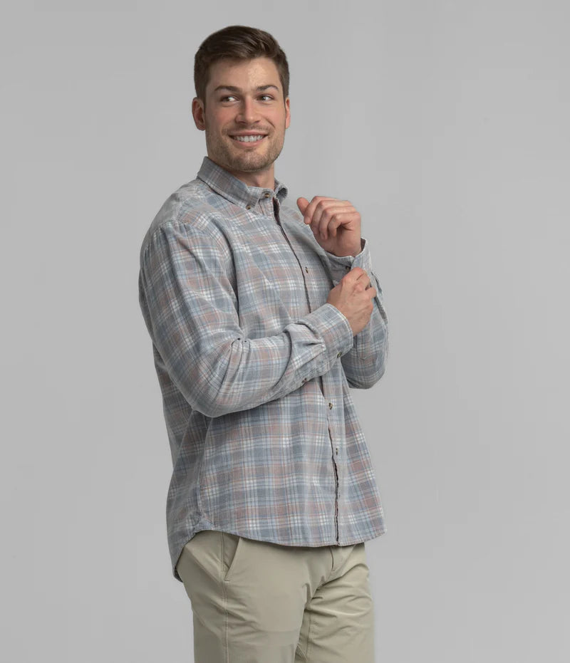 SSCO Men’s Braxton Lightweight Cord Flannel - Plainsman