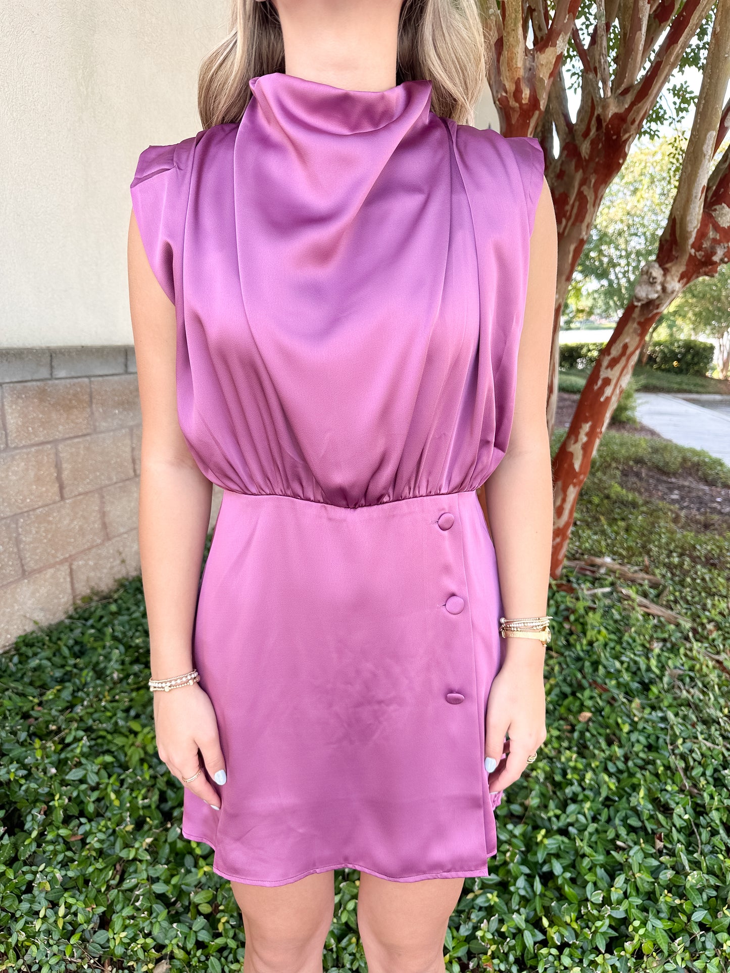 Kristy Satin Romper