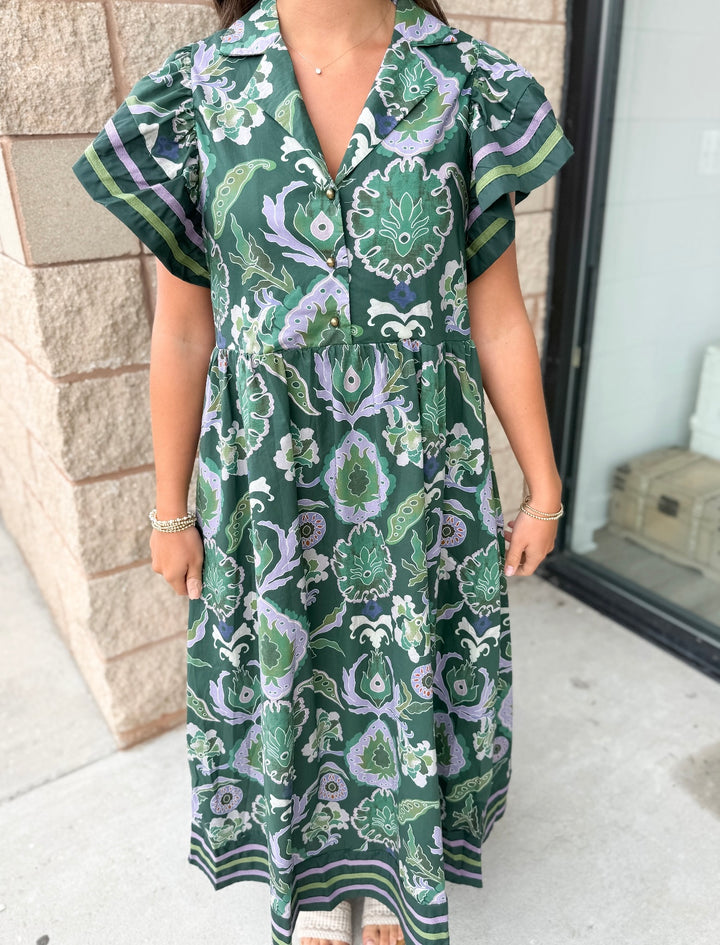 Lousiana Maxi Dress - Green