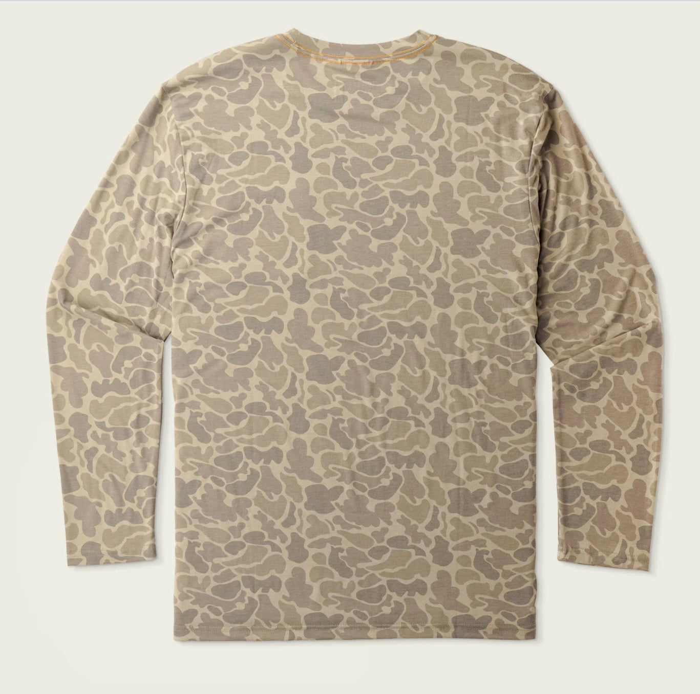 Marsh Wear Men’s Buxton Hagood Tech Crew L/S T-Shirt - Khaki Mallard Camo