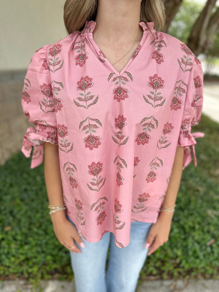 Clara Top - Peach