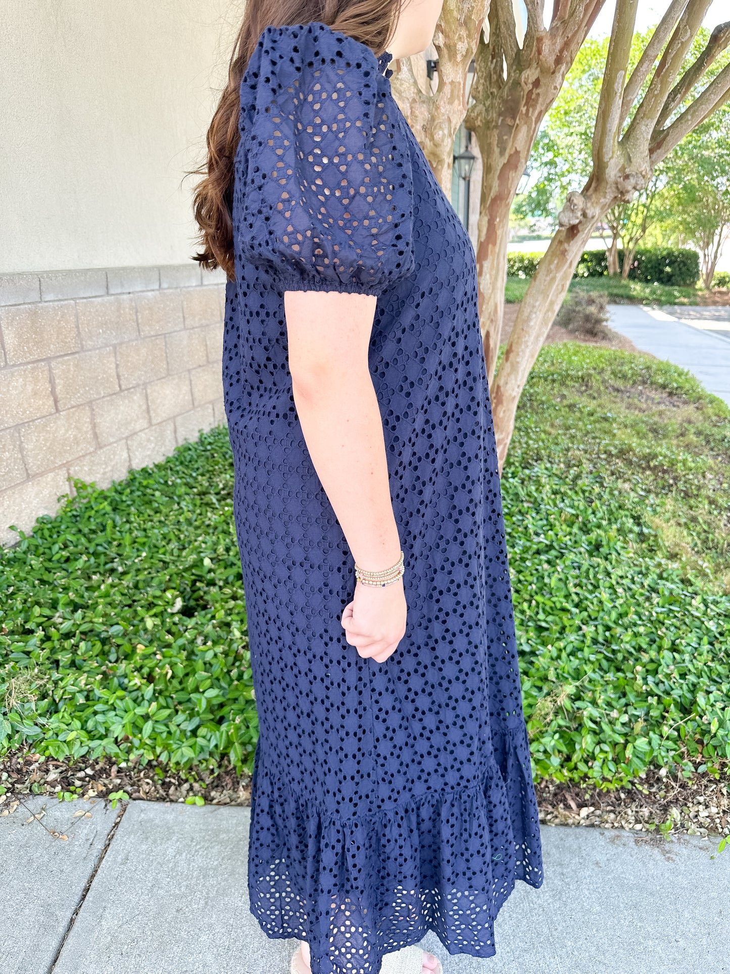 Elise Eyelet Maxi Dress