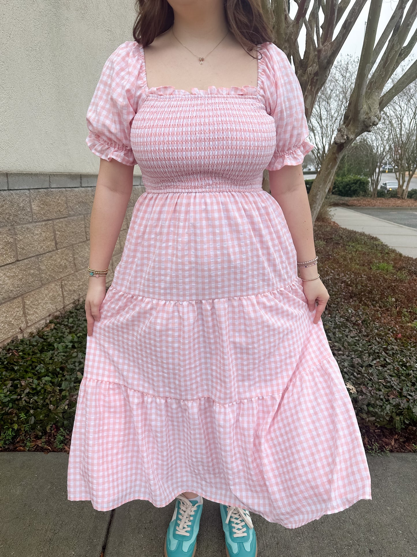Tracy Gingham Dress