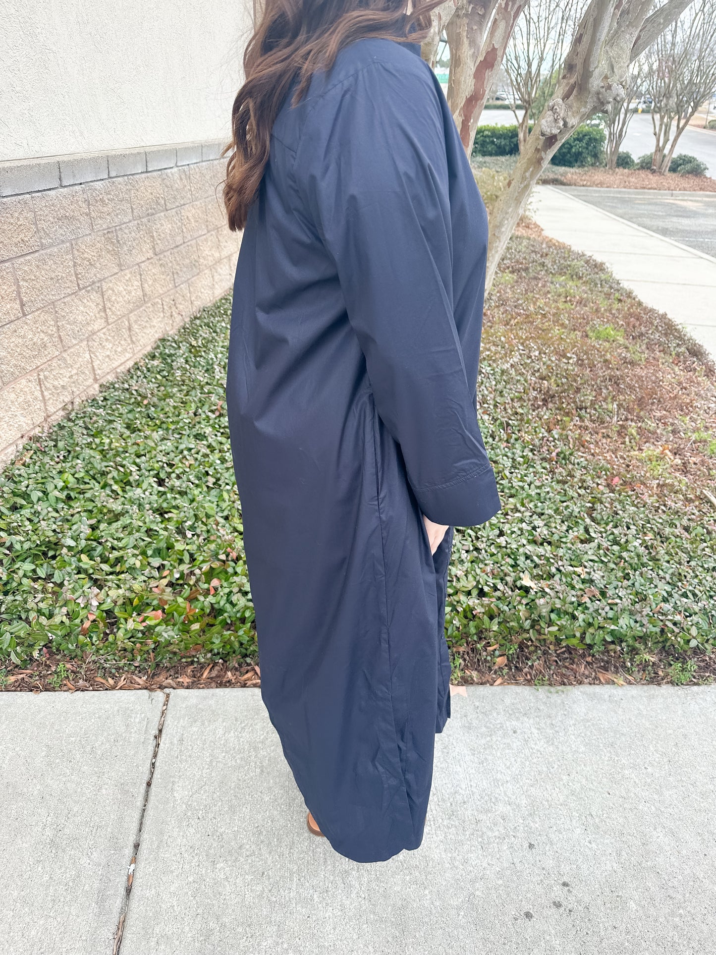 Savannah Basic Maxi Dress - Navy