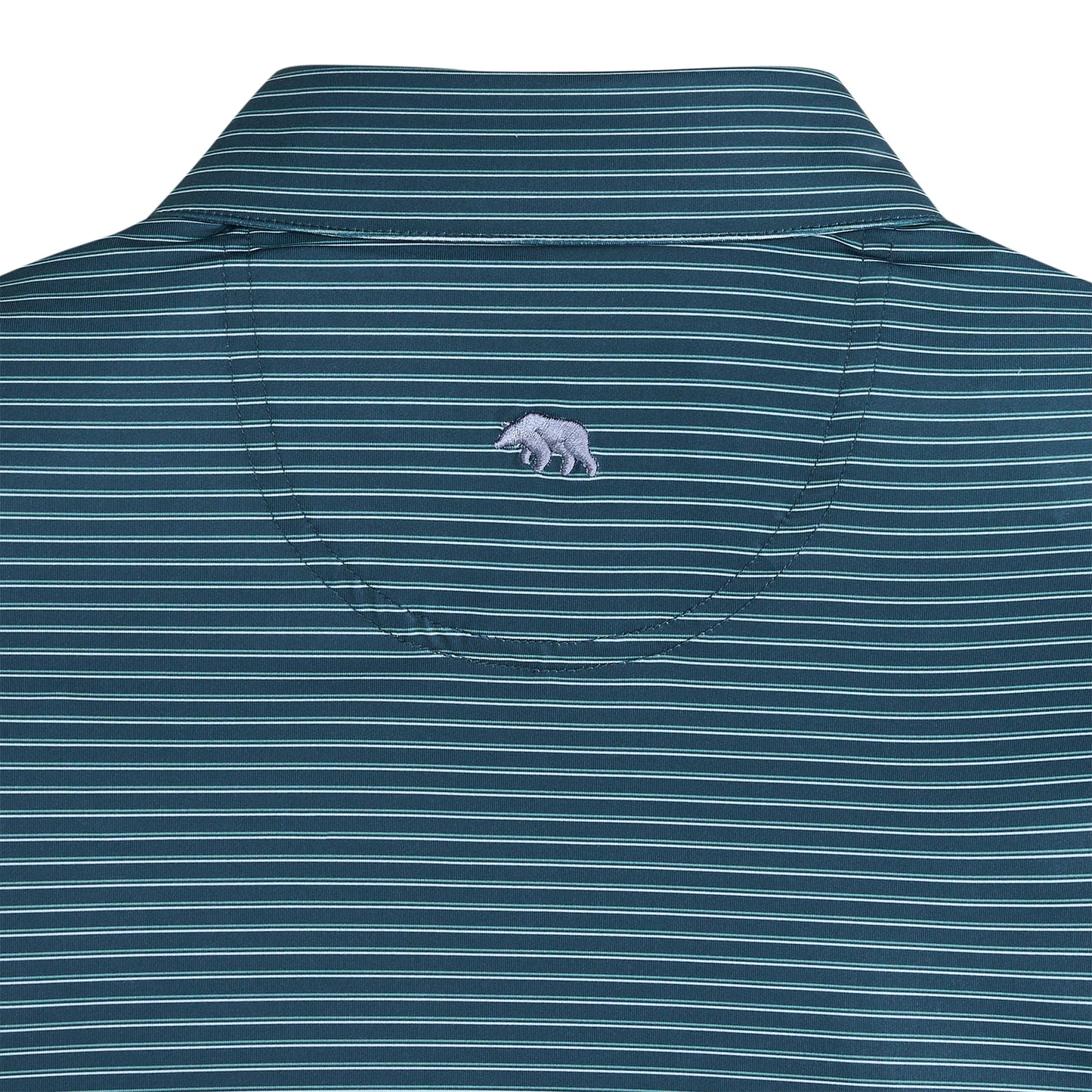 Onward Reserve Scout Stripe Performance Polo - Blue Wing Teal