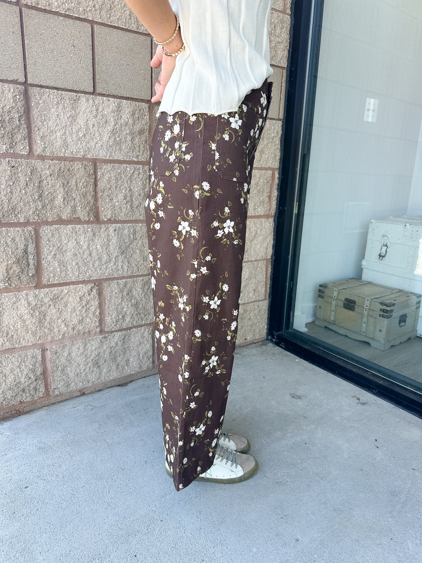 Zoey Printed Jeans