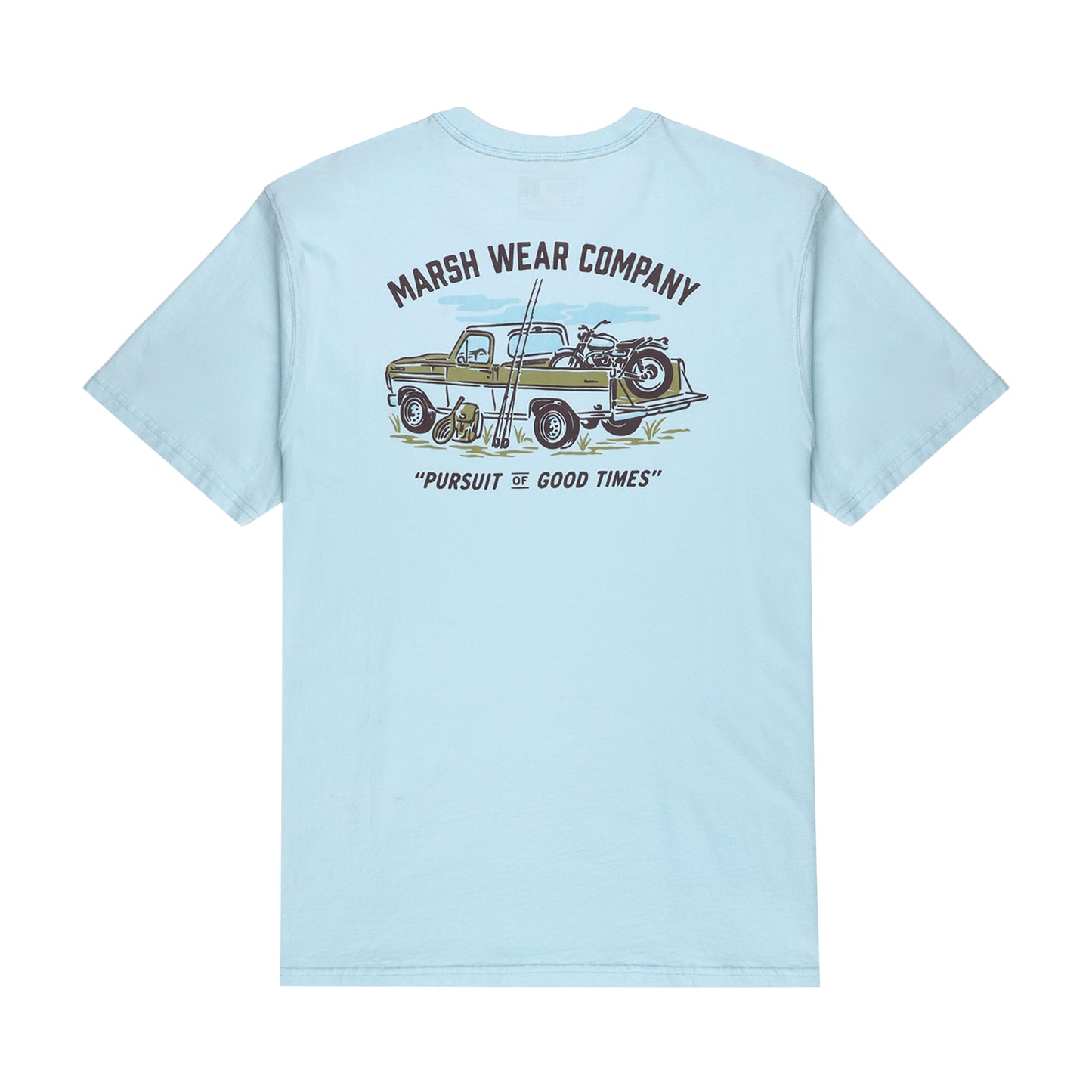 Marsh Wear Men’s S26 Rumble S/S Pocket T-Shirt - Chambray