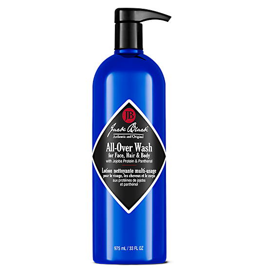 Jack Black All-Over Wash For Face, Hair & Body 33oz Bottle