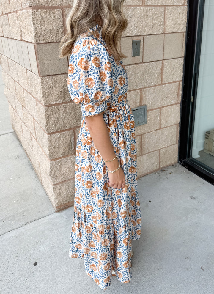 Delicate Dreams Fall Dress - Orange