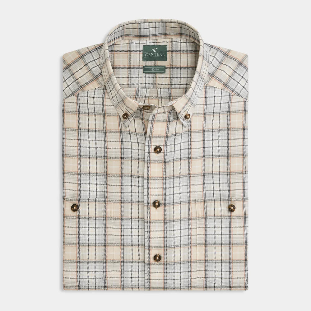 Genteal S26 Thornhill Performance Flannel - Tan