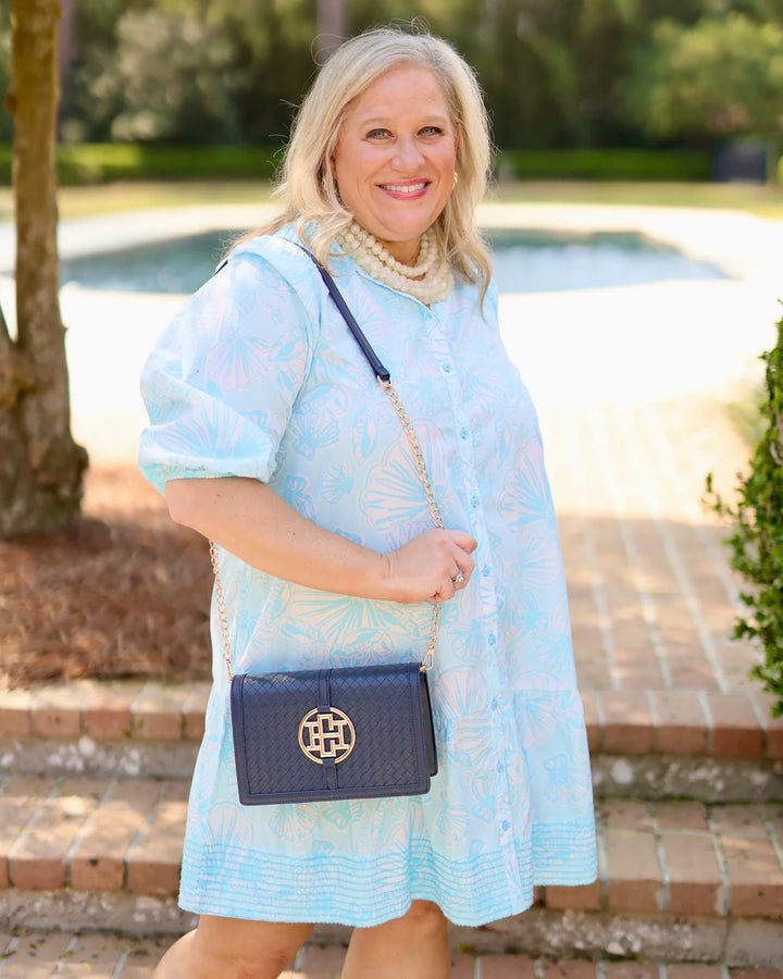 CH Cecilia Crossbody - Woven Navy