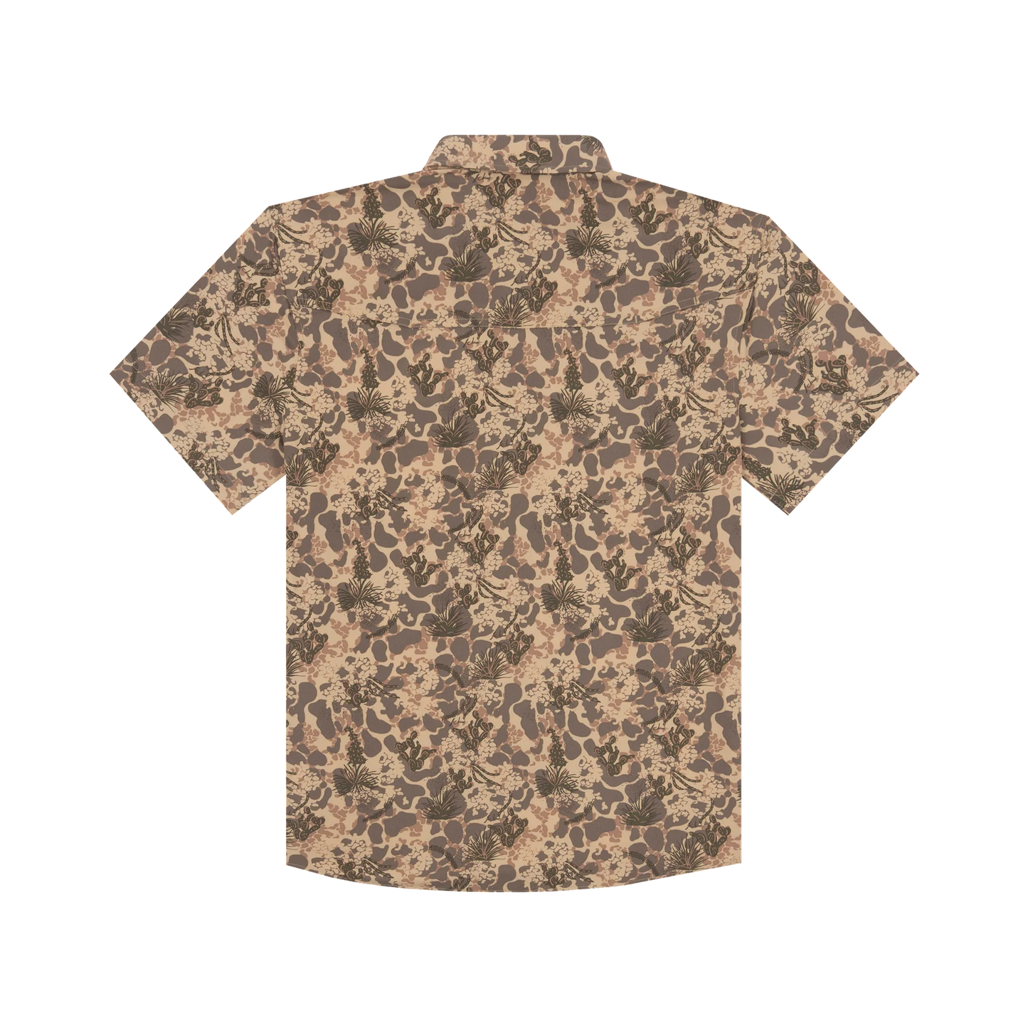 Poncho Men’s “The Albany” S/S Regular Shirt - North Zone Camo