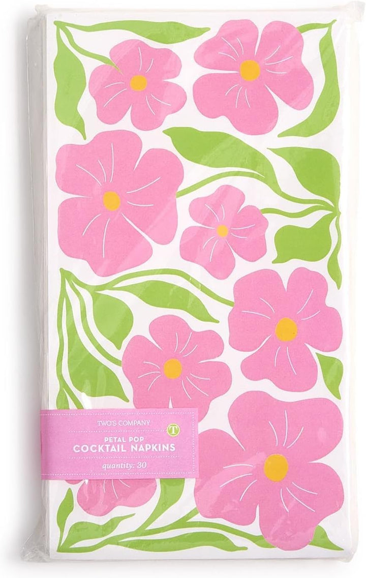 Two’s Company Dinner Napkins 20 - Petal Pop