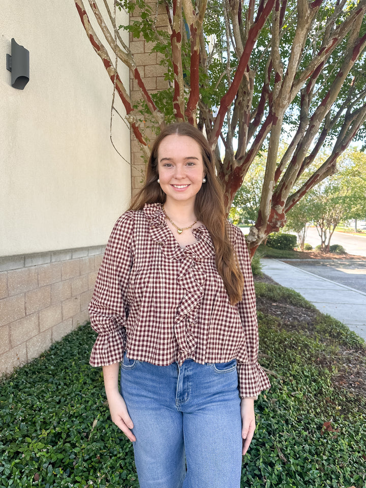 Carol Gingham Top