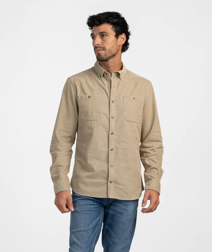 SSCO Fieldstone Cord Flannel - Mojave