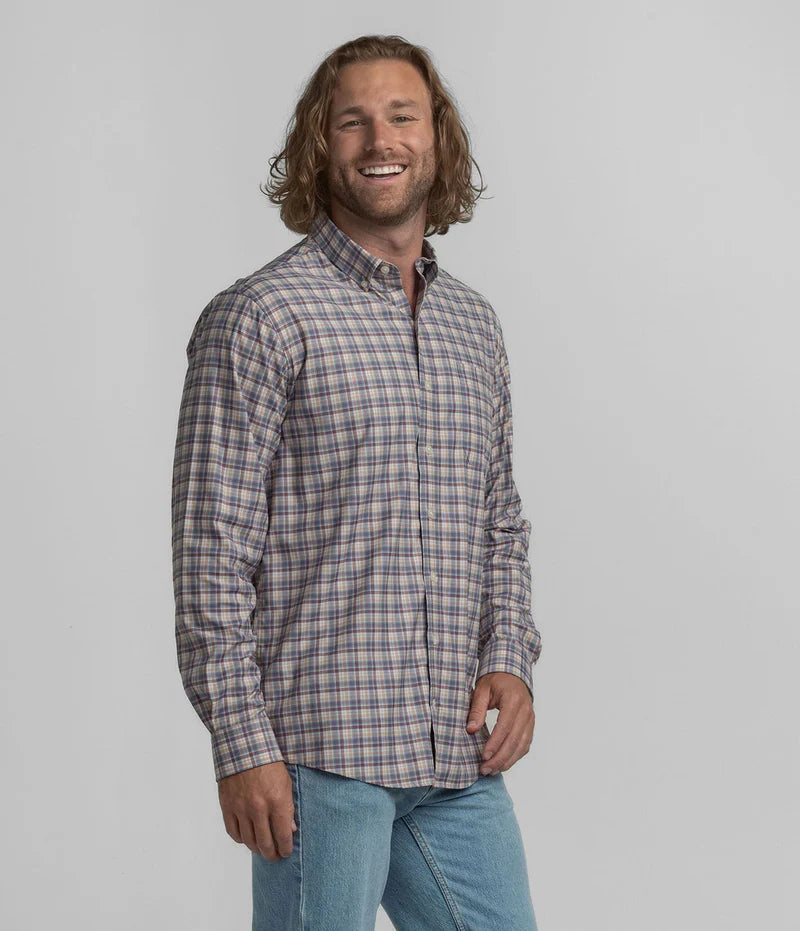 SSCO Men’s Ridgeside Plaid Button Down - Desert Frost