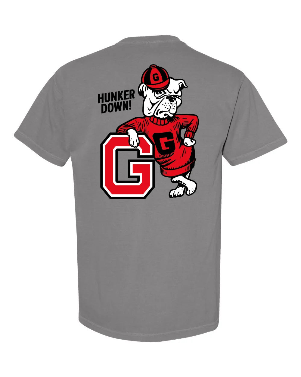 CB UGA Hunker Down S/S Pocket T-Shirt - Grey