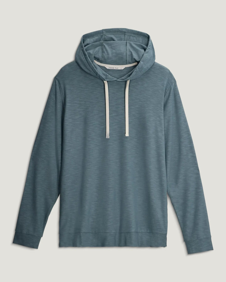 Free Fly Men’s Bamboo Slub Hoodie II - Stormy Sea