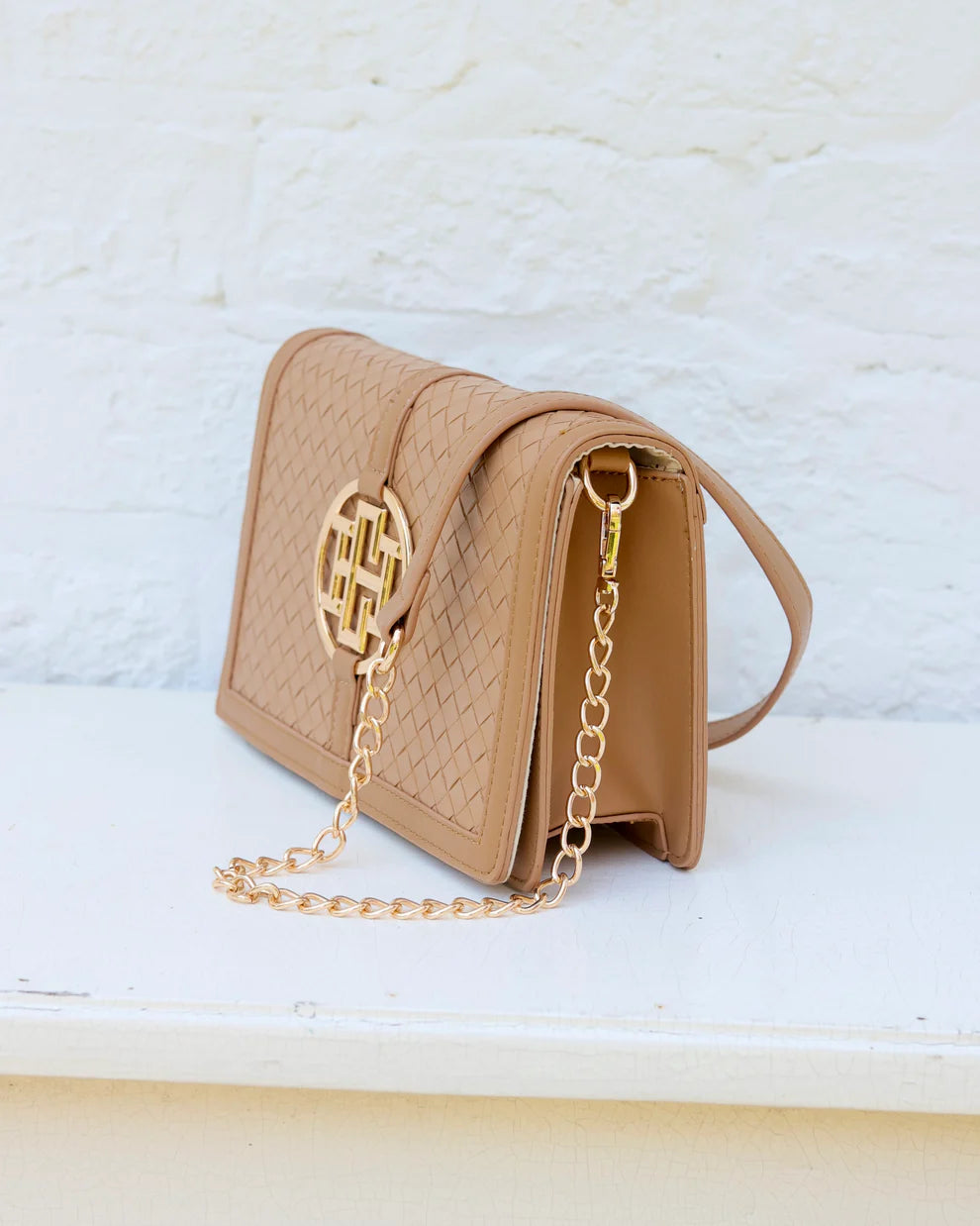 CH Cecilia Crossbody - Woven Tan