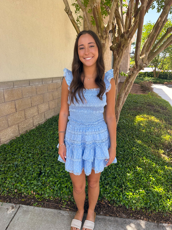 Bow Ditsy Lace Top