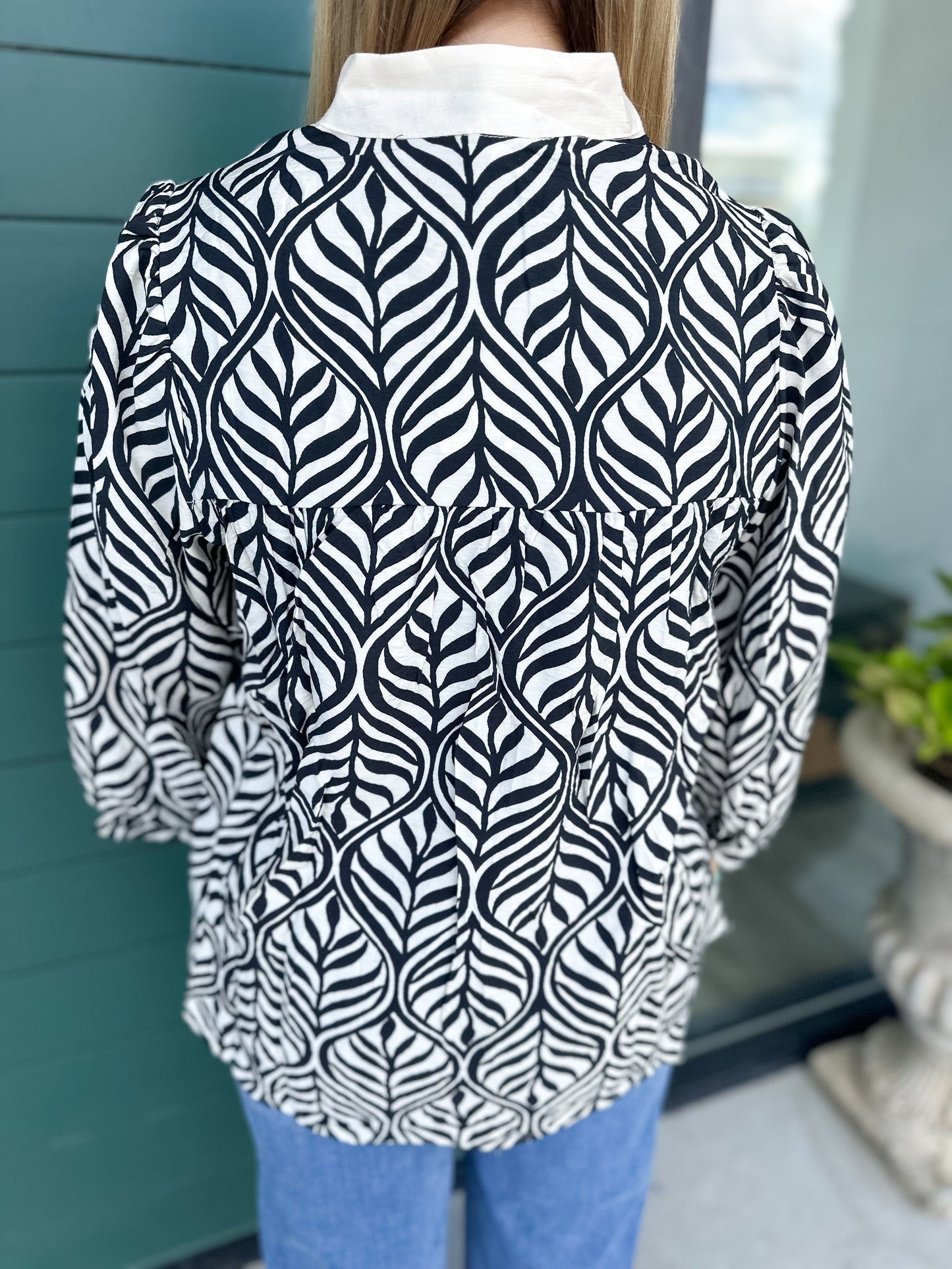 Hillary Printed Top