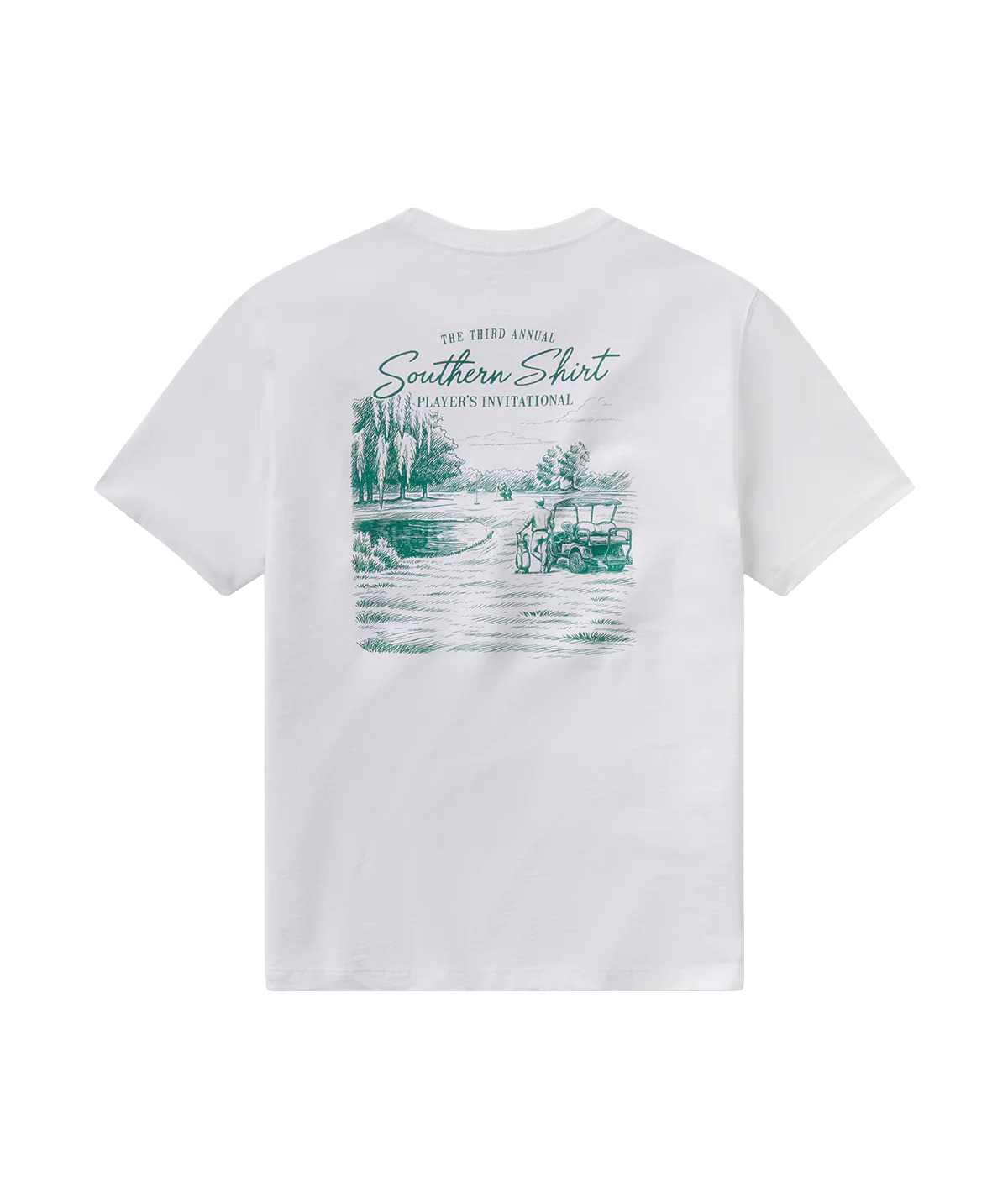 SSCO Men’s Players Invitational S/S T-Shirt - Bright White