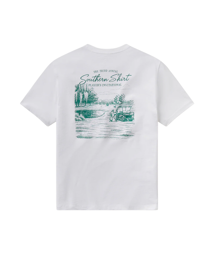 SSCO Men’s Players Invitational S/S T-Shirt - Bright White