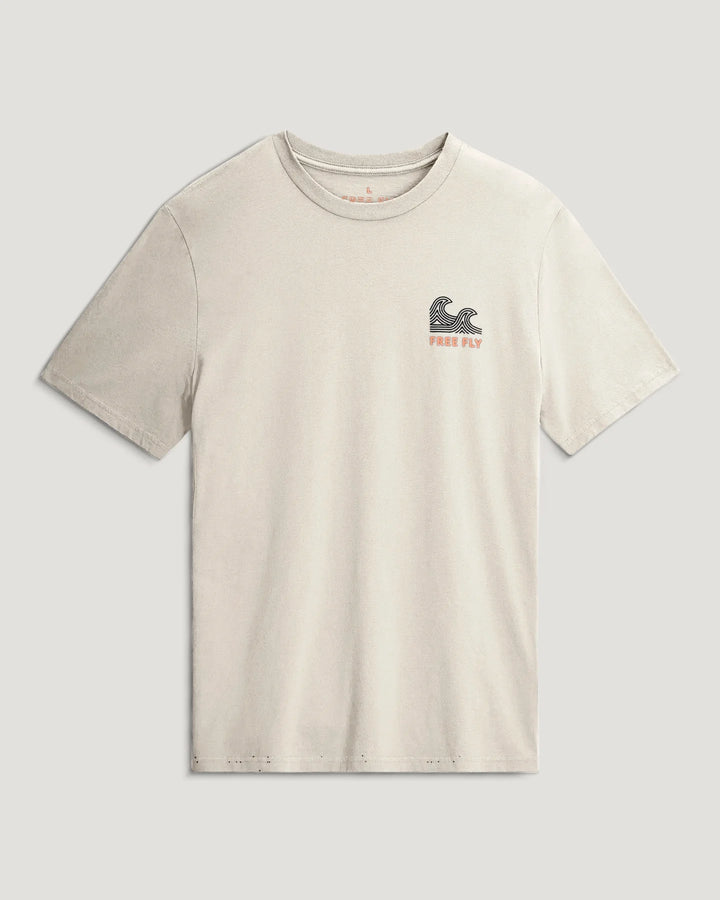 Free Fly Men’s Beach Access S/S T-Shirt - Heather Sea Salt