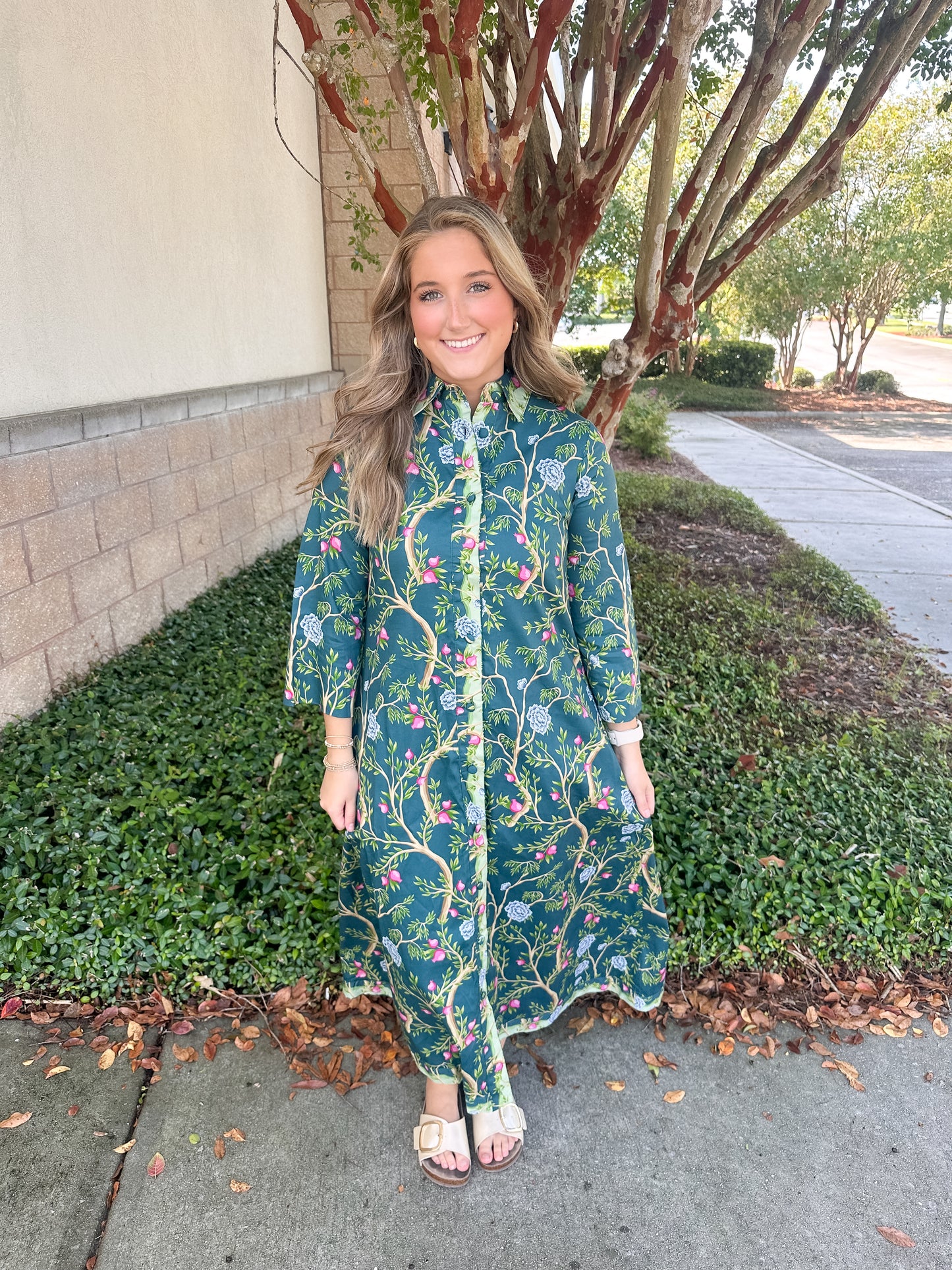 Botanical Bliss Midi Dress