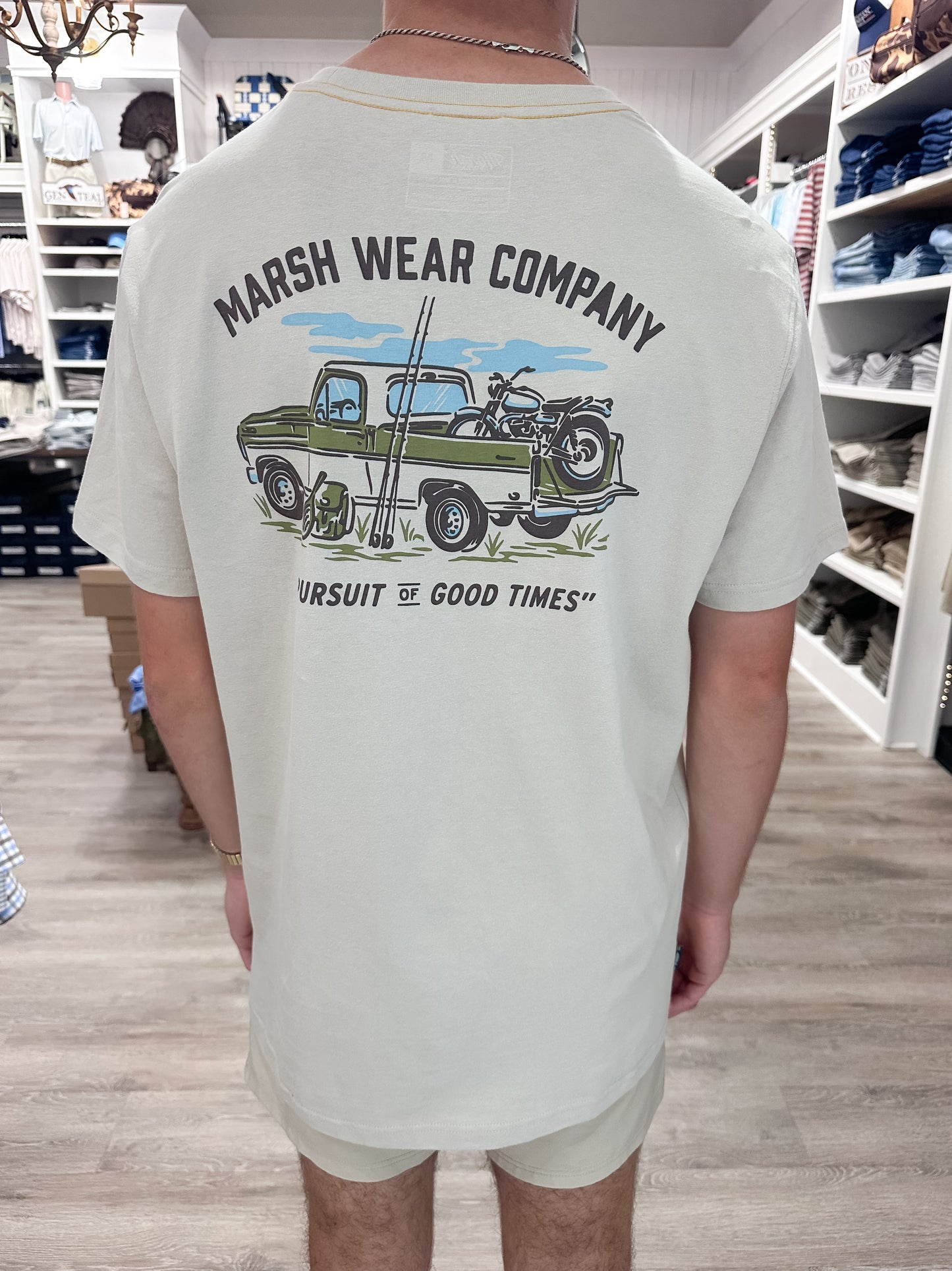 Marsh Wear Men’s S26 Rumble S/S Pocket T-Shirt - Stone