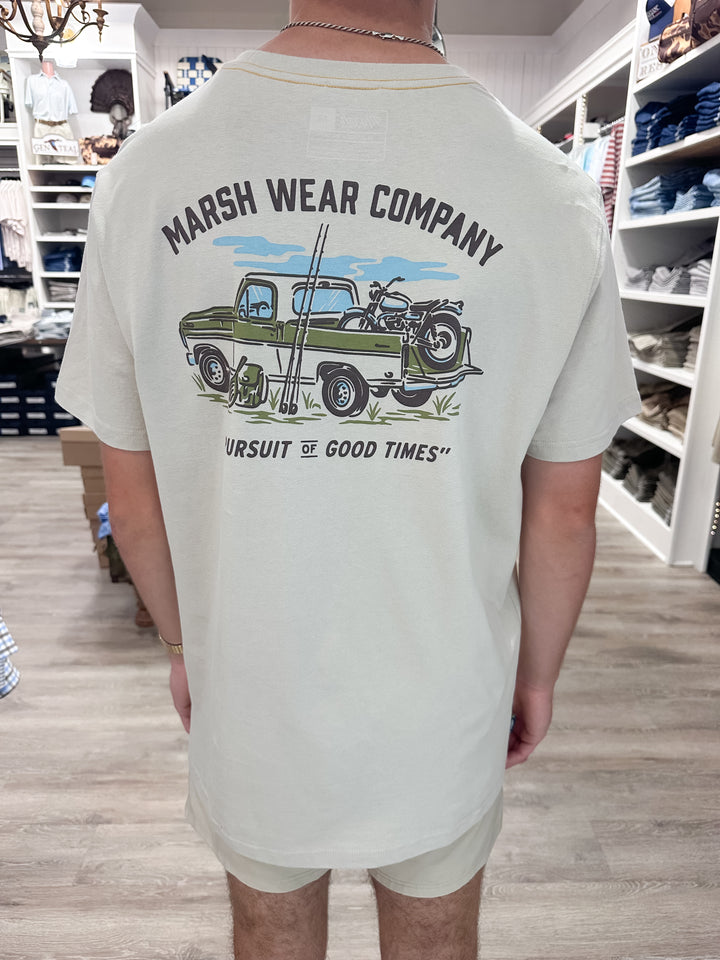 Marsh Wear Men’s S26 Rumble S/S Pocket T-Shirt - Stone