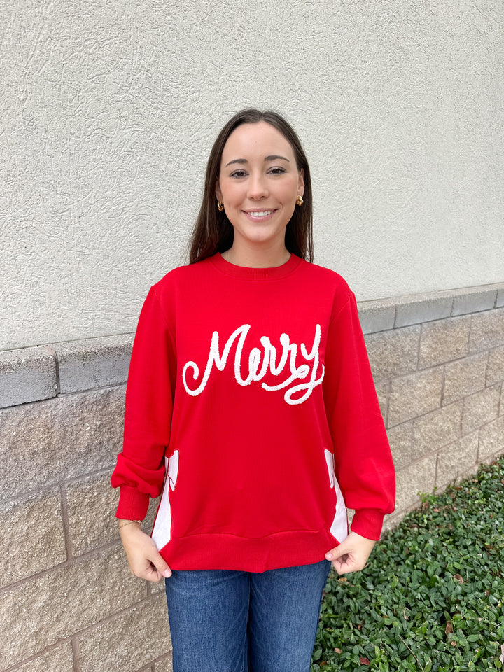 MS Lakelyn Sweatshirt - Merry Bow