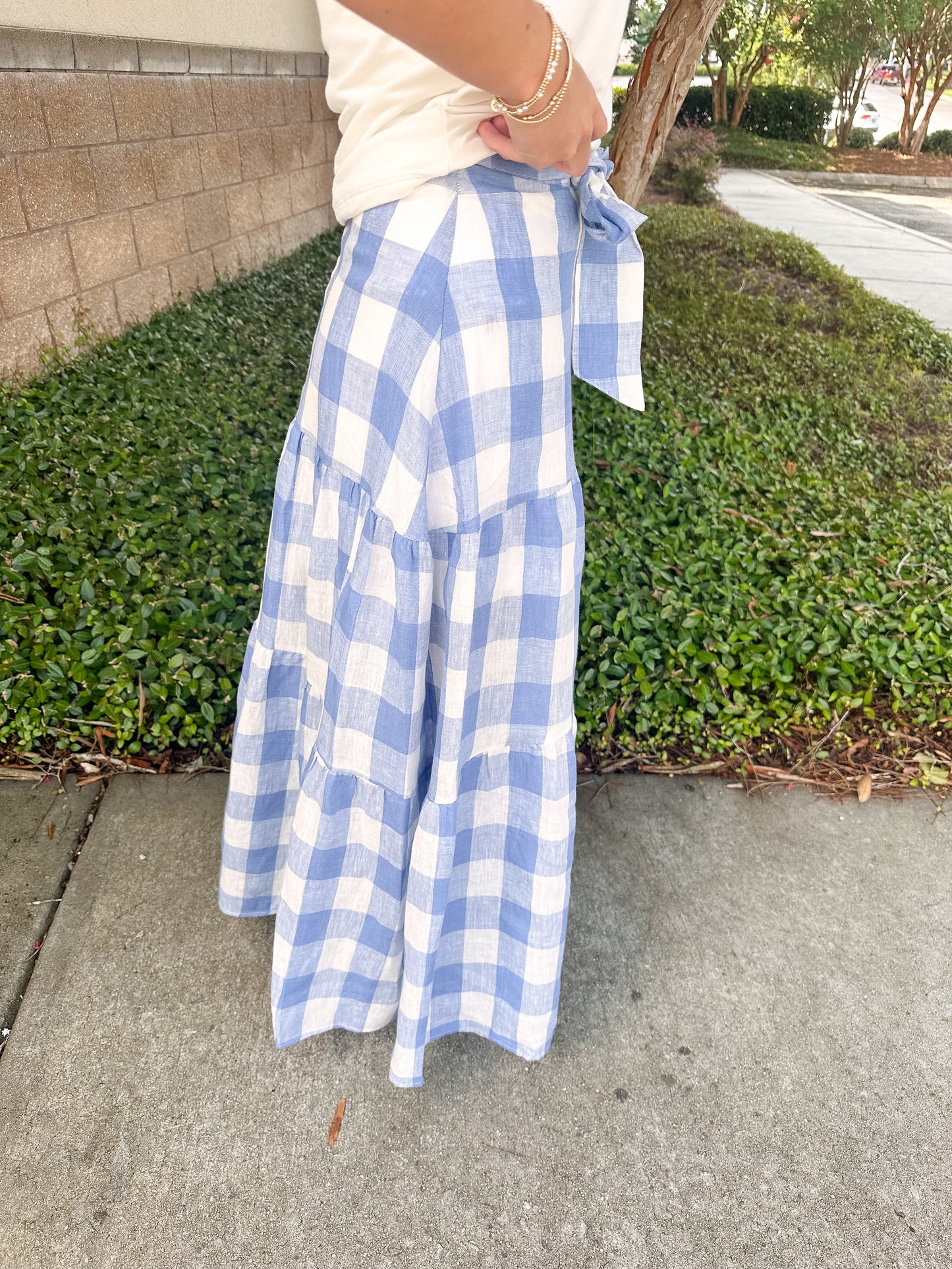 Buffalo Tie Maxi Skirt