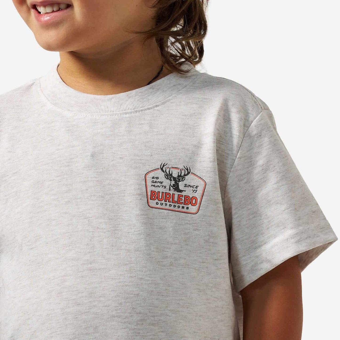Burlebo Youth S/S T-Shirt - Big Game Hunts - Oatmeal