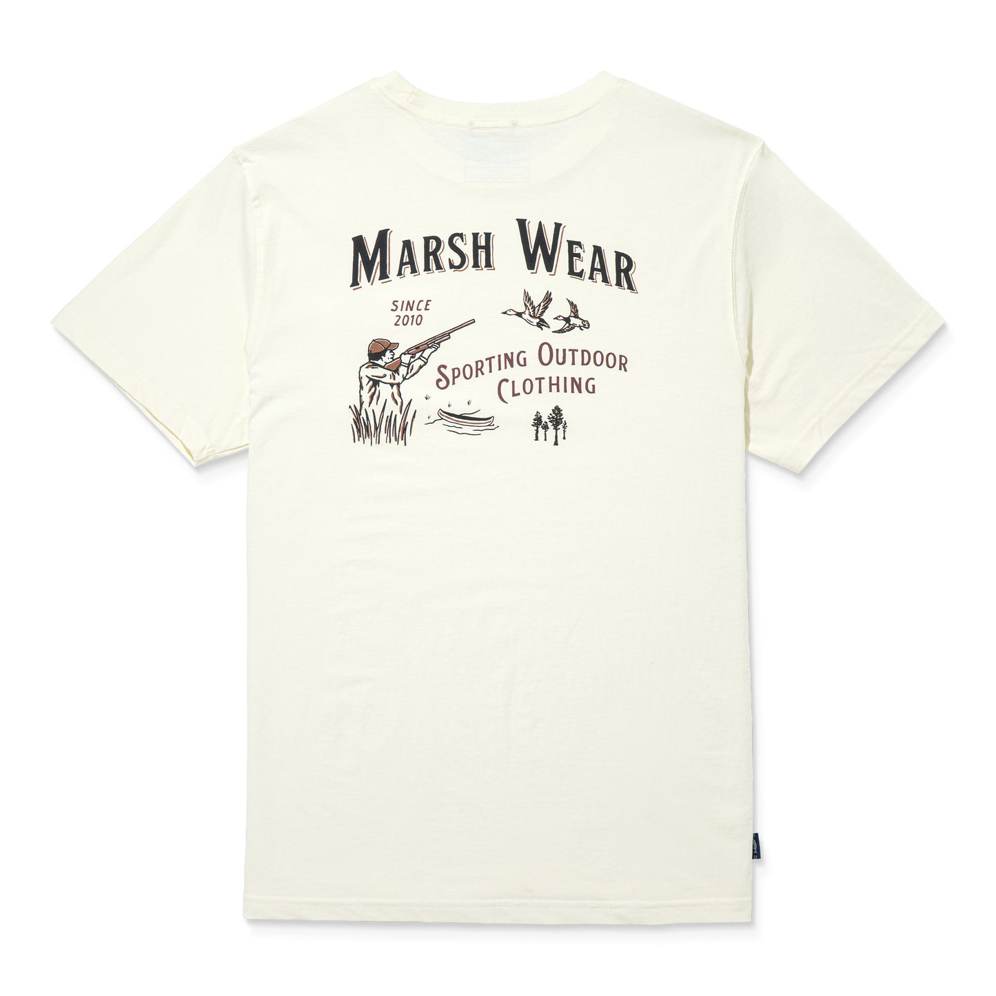 Marsh Wear Men’s S26 Sportsman S/S Pocket T-Shirt - Vintage White