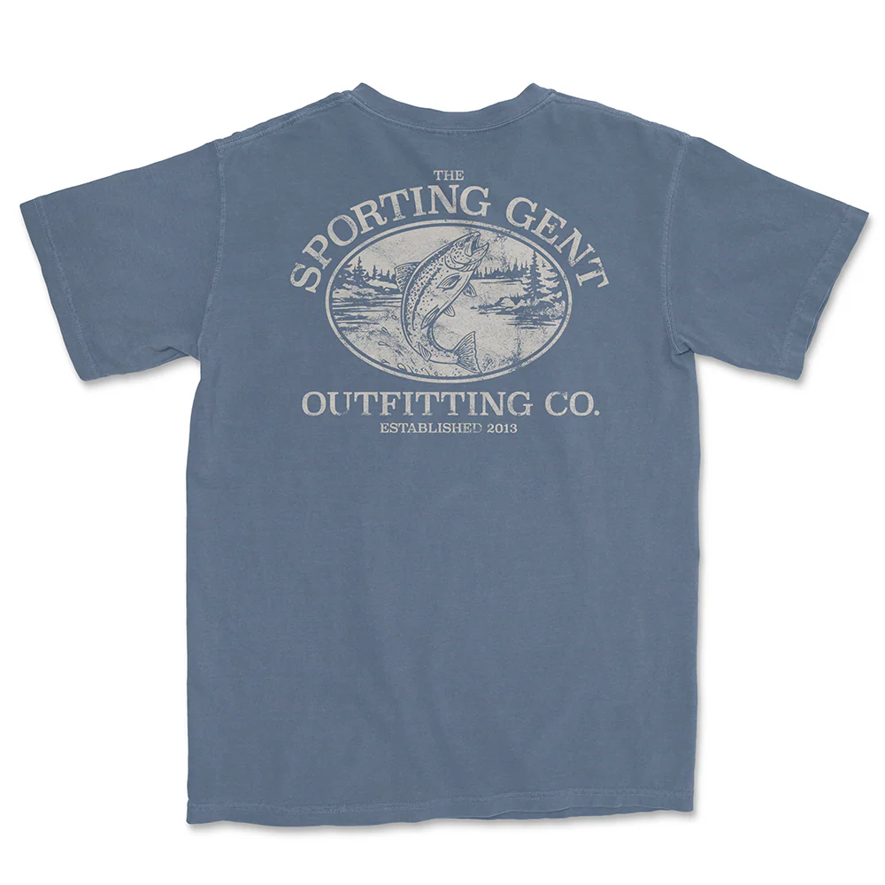 TSG Men’s Trout Fitter T-Shirt - Blue Jean