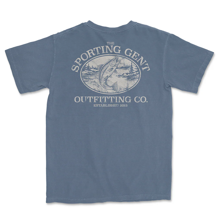 TSG Men’s Trout Fitter T-Shirt - Blue Jean