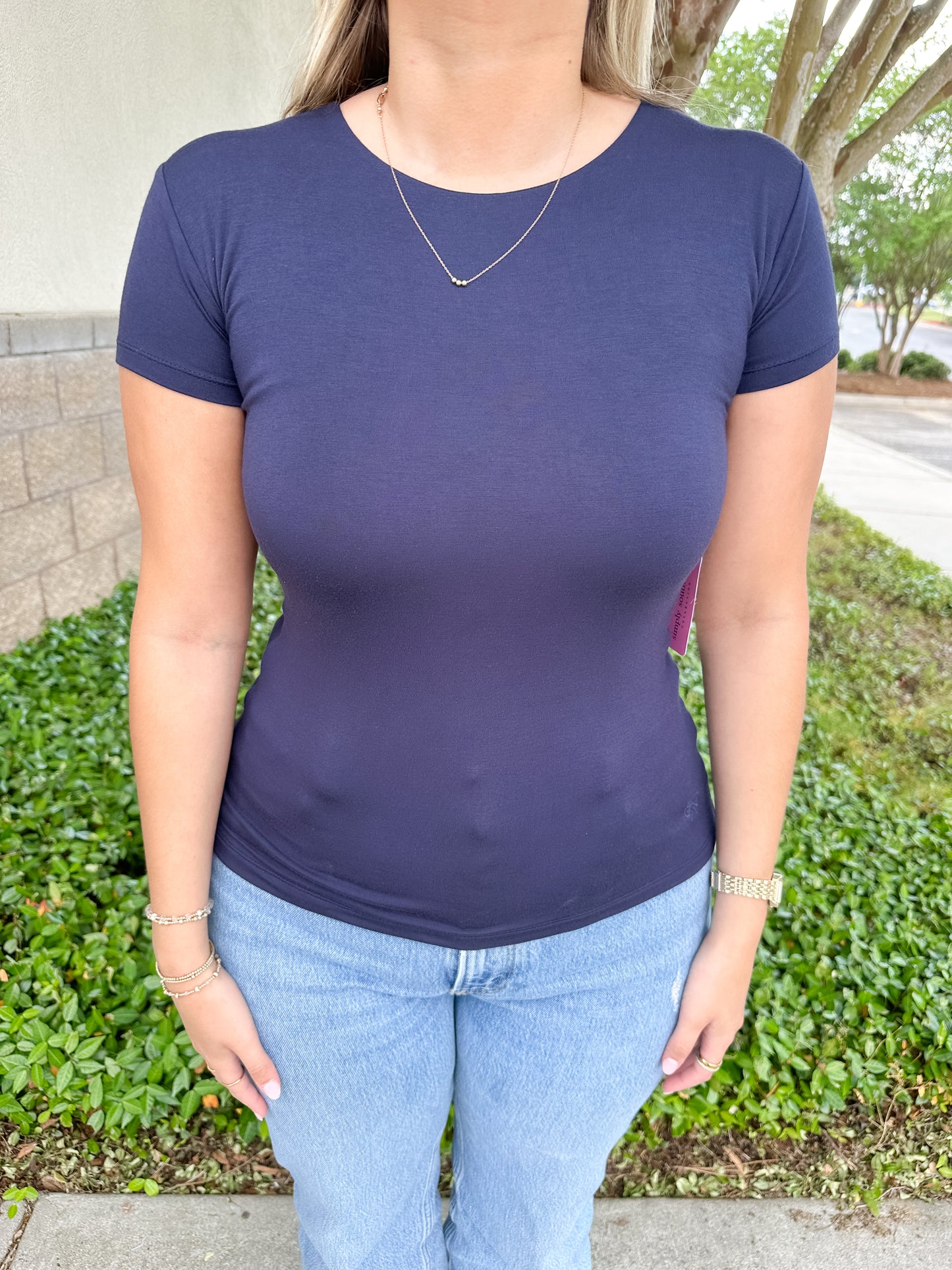 Pepper Tee - Navy