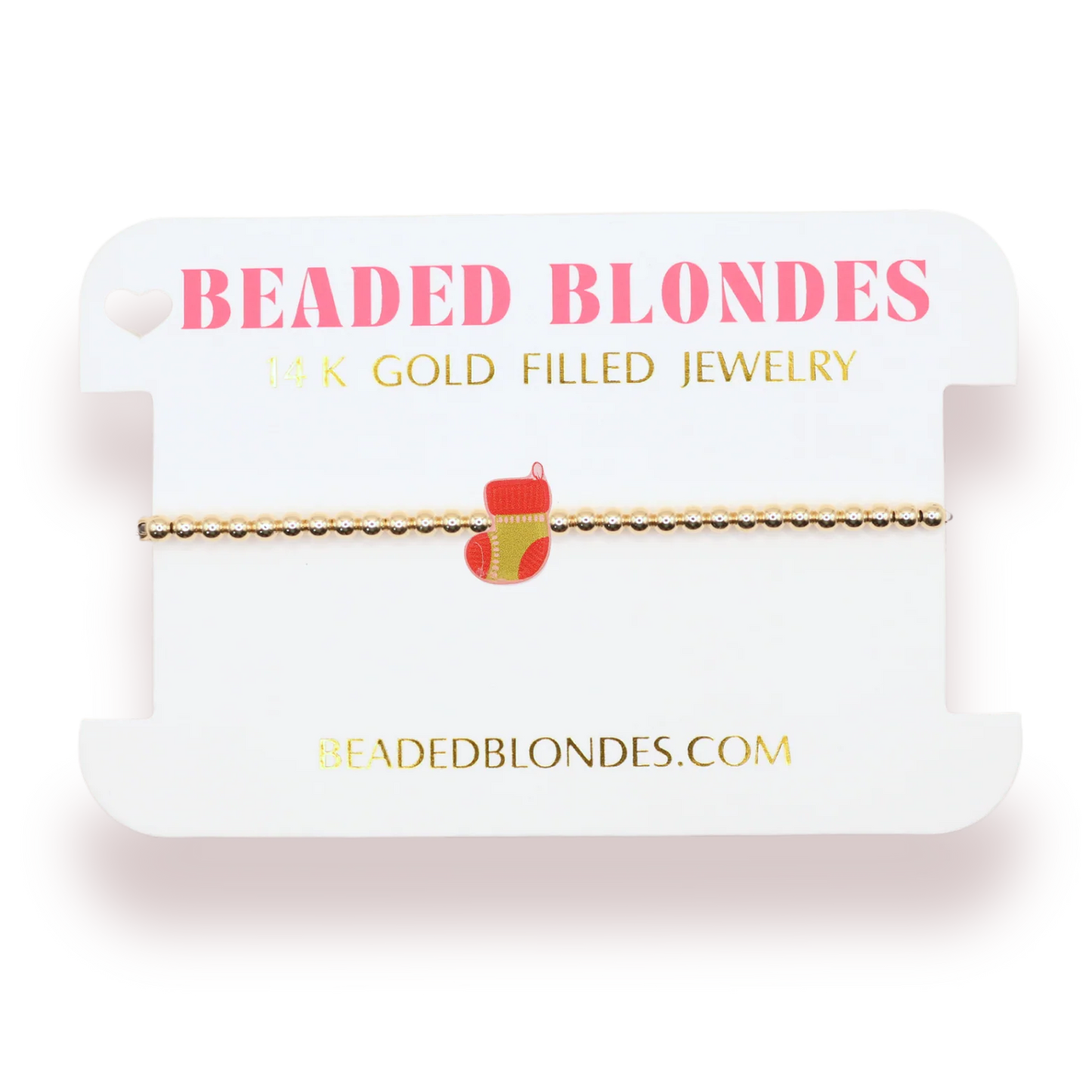 Beaded Blondes - Stocking Gold