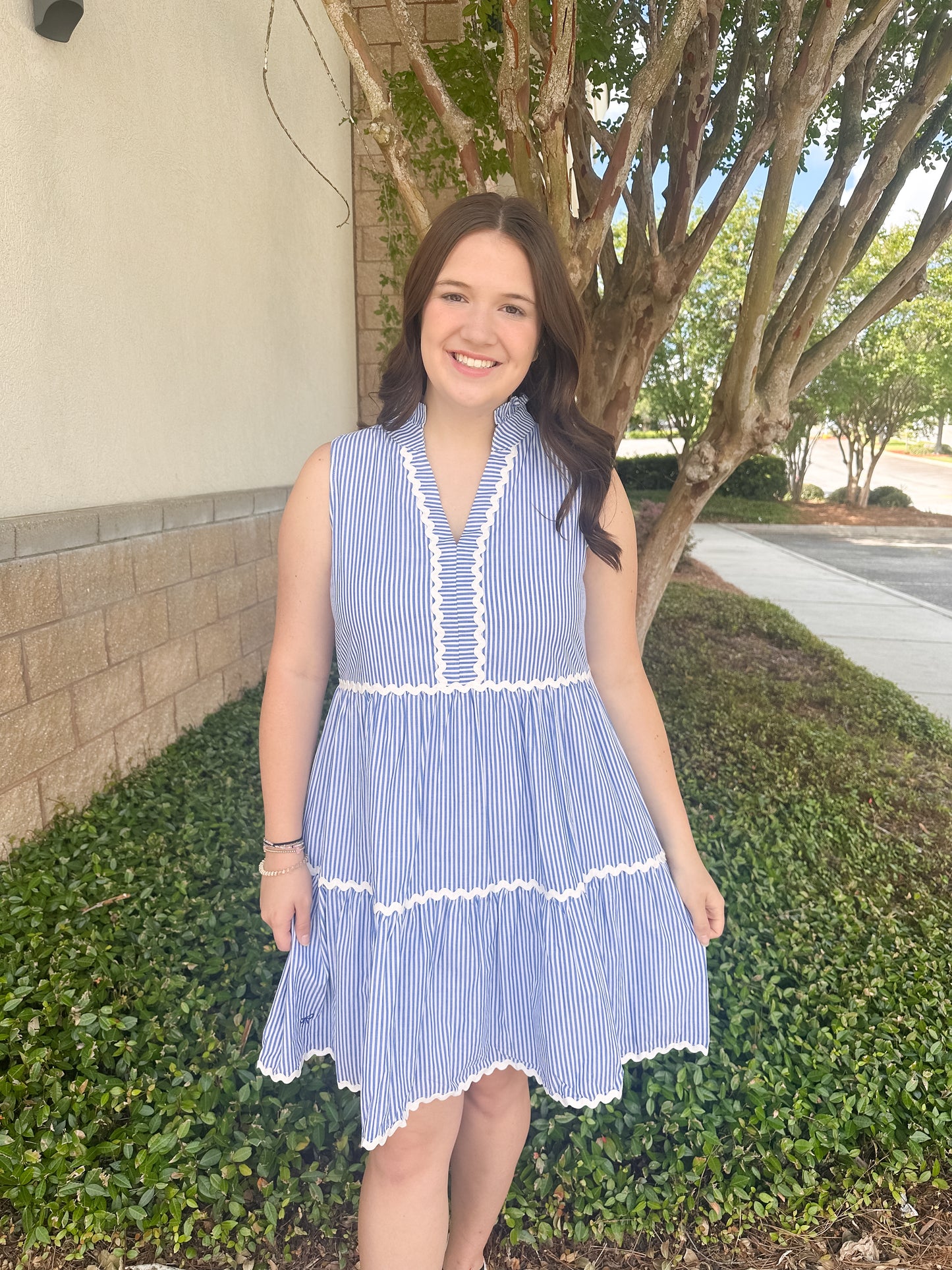Coastal Prep Tier Dress