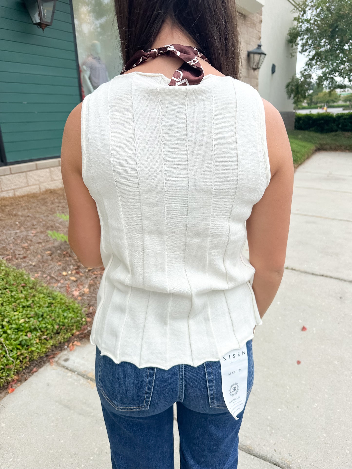 Indiana Ribbed Sweater Tank